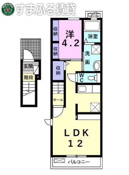 リバティー半崎の間取り