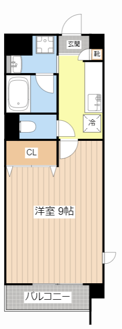 草津市南草津のマンションの間取り