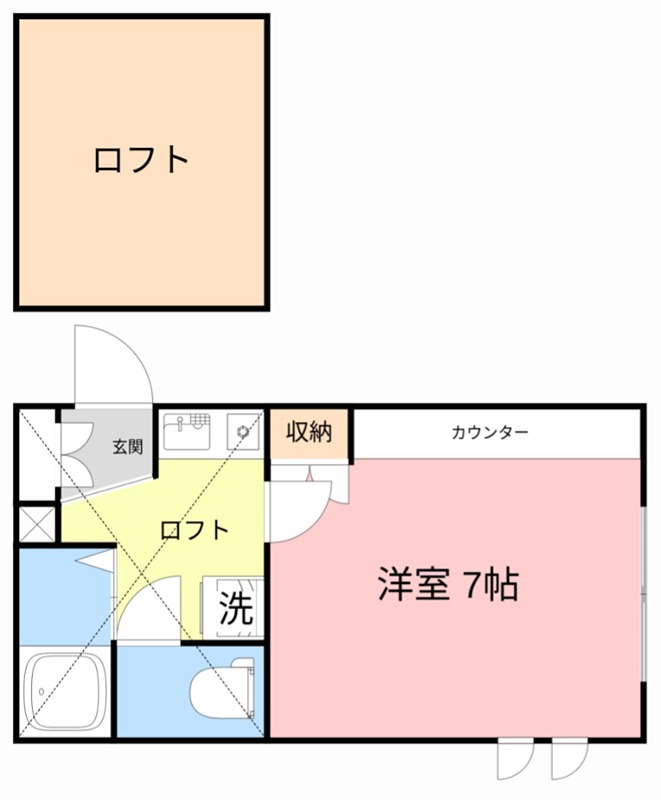 アップルフレンド有明の間取り