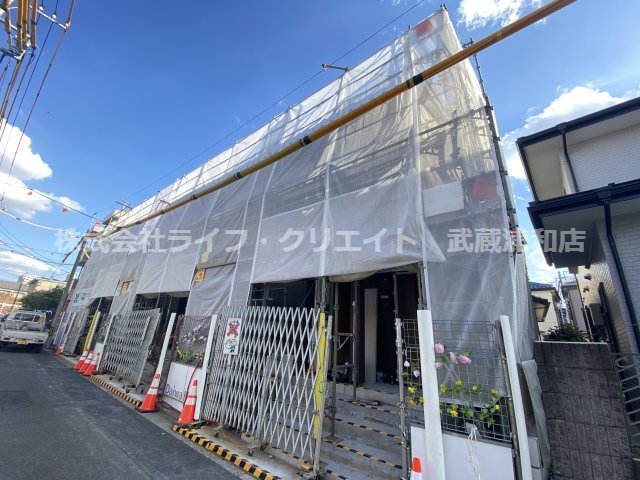 戸田市上戸田のアパートの建物外観