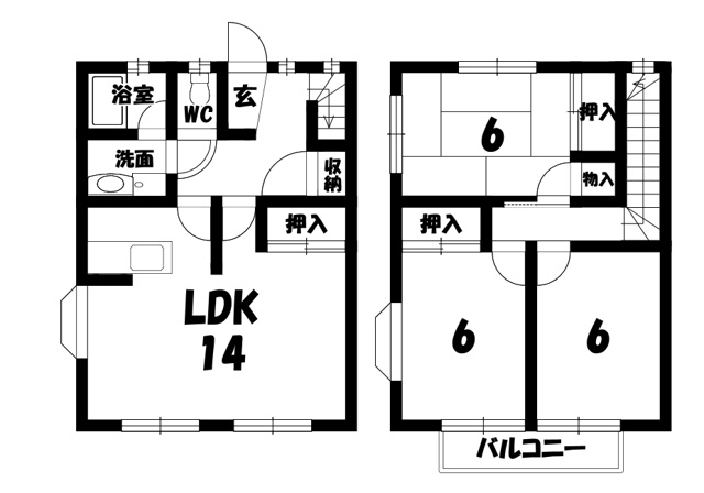 メゾン青柳の間取り