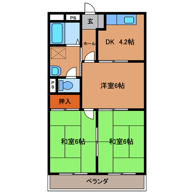 シャラハウスの間取り