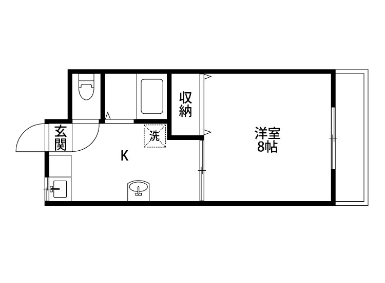 フェニックス学校町の間取り