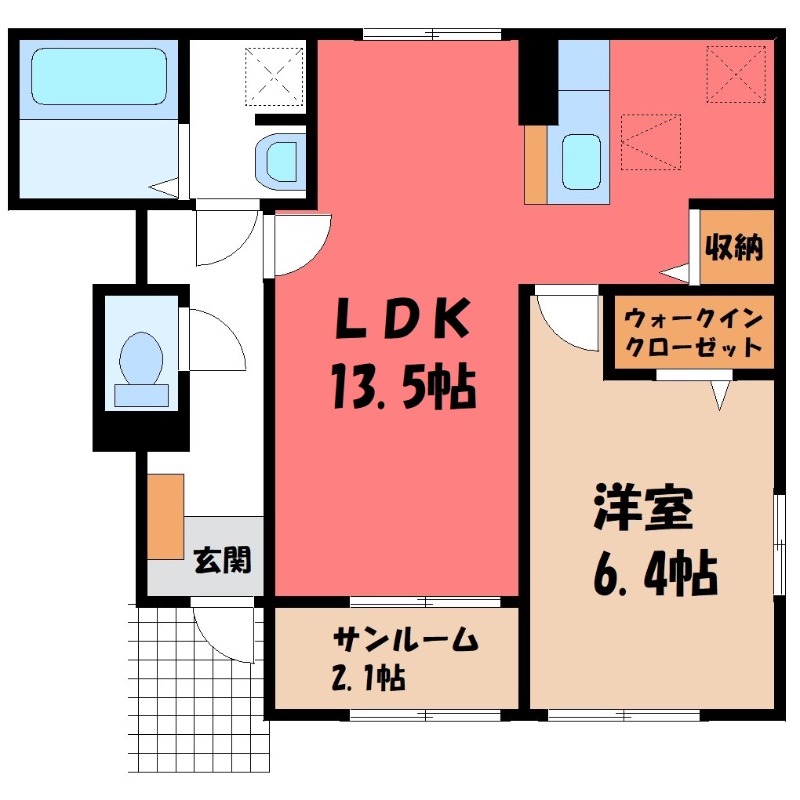 クレンベラの間取り