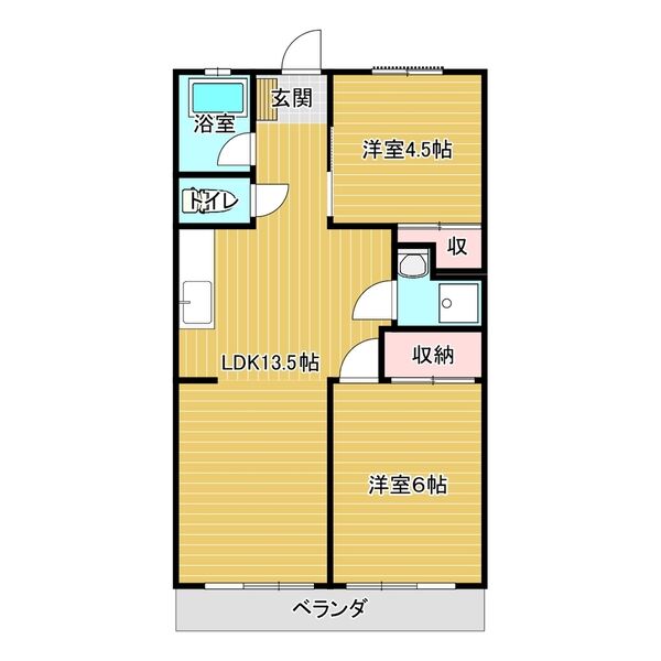 第3元八事ビルの間取り