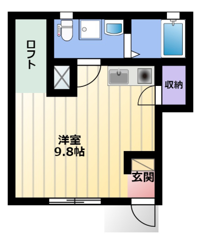 サーフハウスの間取り