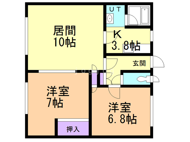 グランディール壱番館の間取り