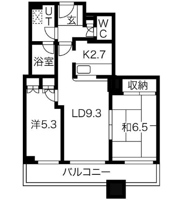 高崎タワー21の間取り