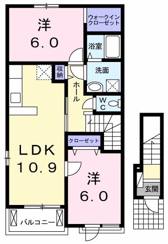 ルミナス　Ｃの間取り