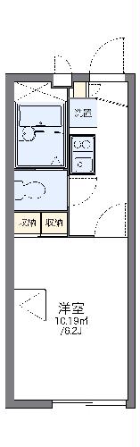 レオパレスガーデンハイツ１８の間取り