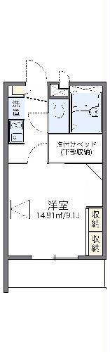 レオパレスフォレスタの間取り