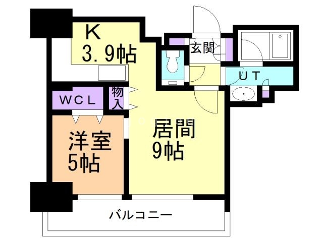 プレミスト札幌元町の間取り