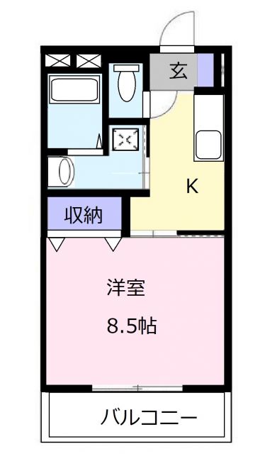 アクアマンション江戸橋の間取り