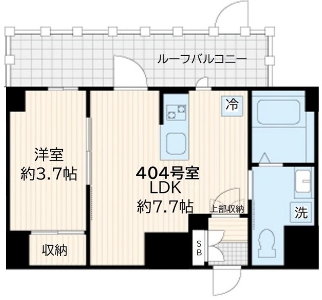 アルカンシエル新宿大京町の間取り