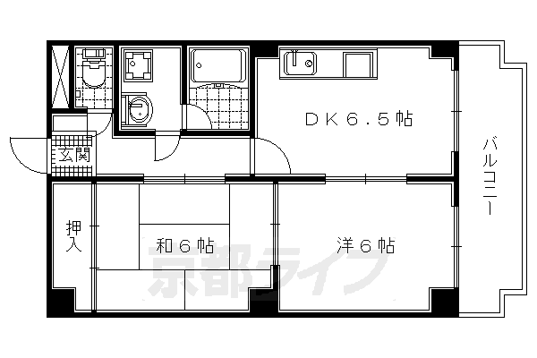 マンション禅の間取り