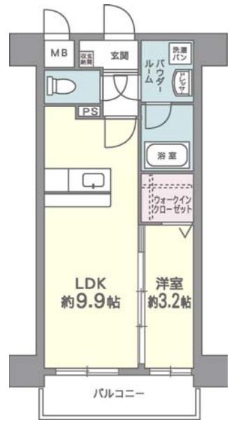 エクセルシア天神橋の間取り