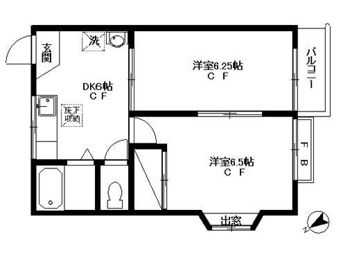 Ｆコート久我山Iの間取り