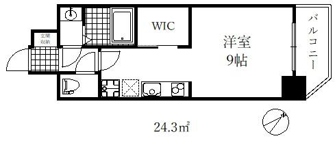 ファーストフィオーレ神戸元町ディモーラの間取り