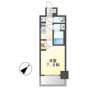 アドバンス名古屋モクシーの間取り