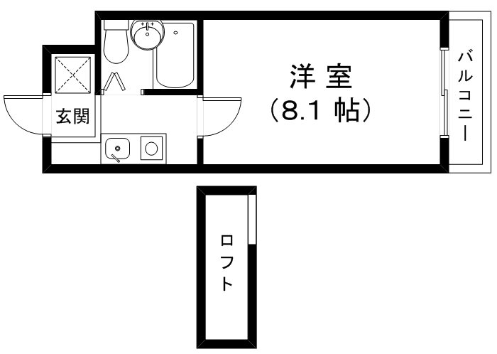 草津市笠山のマンションの間取り