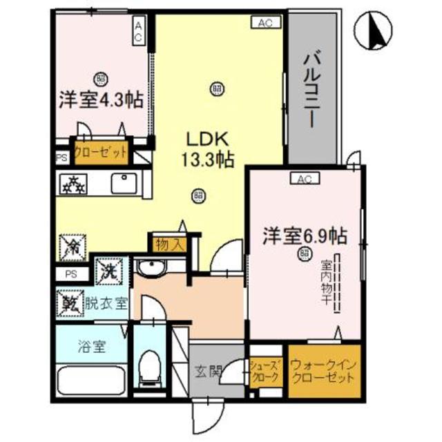 仮)D-ROOM東粉浜2丁目PJの間取り