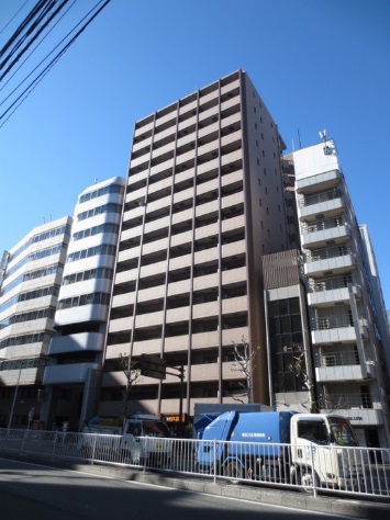 【品川区西五反田のマンションの建物外観】