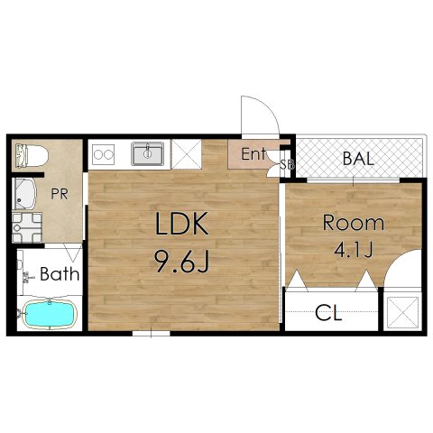 F maison LIEBEの間取り