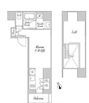 カナルフロント芝浦の間取り