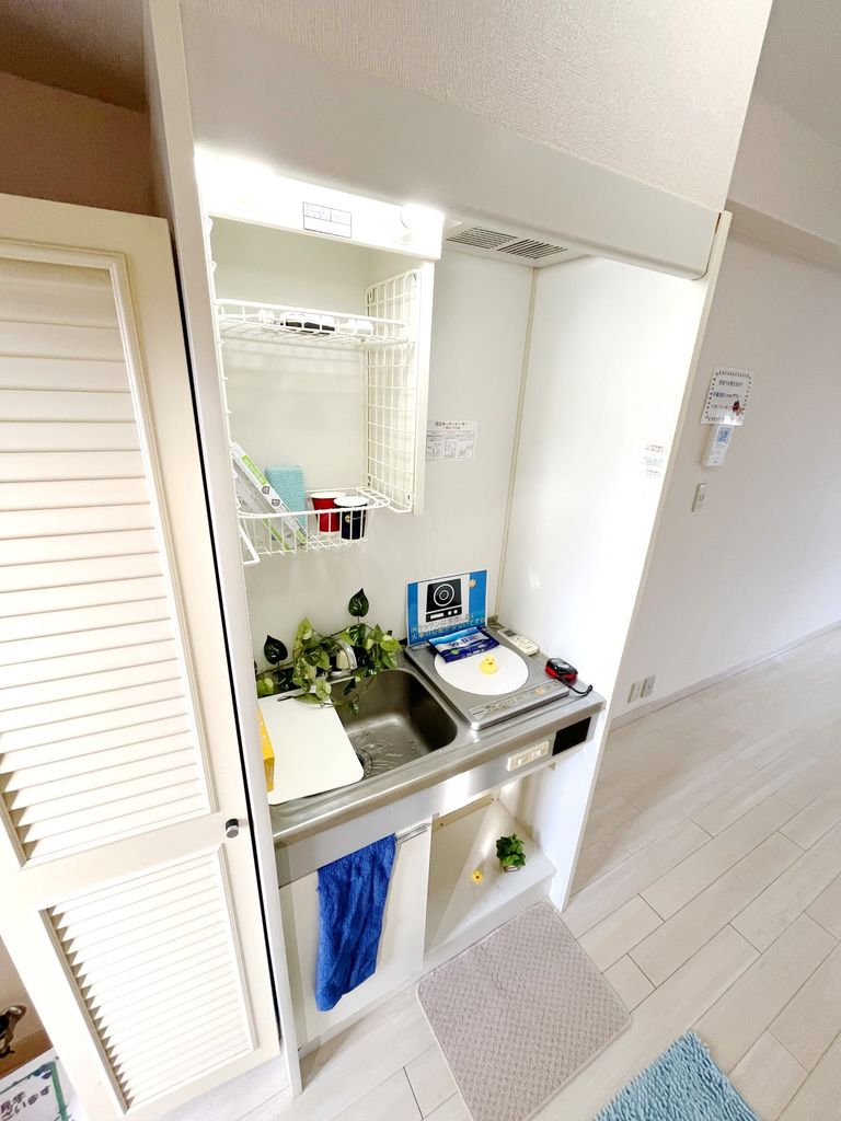 キッチン　IH1口システムキッチンでお料理もばっちりです♪