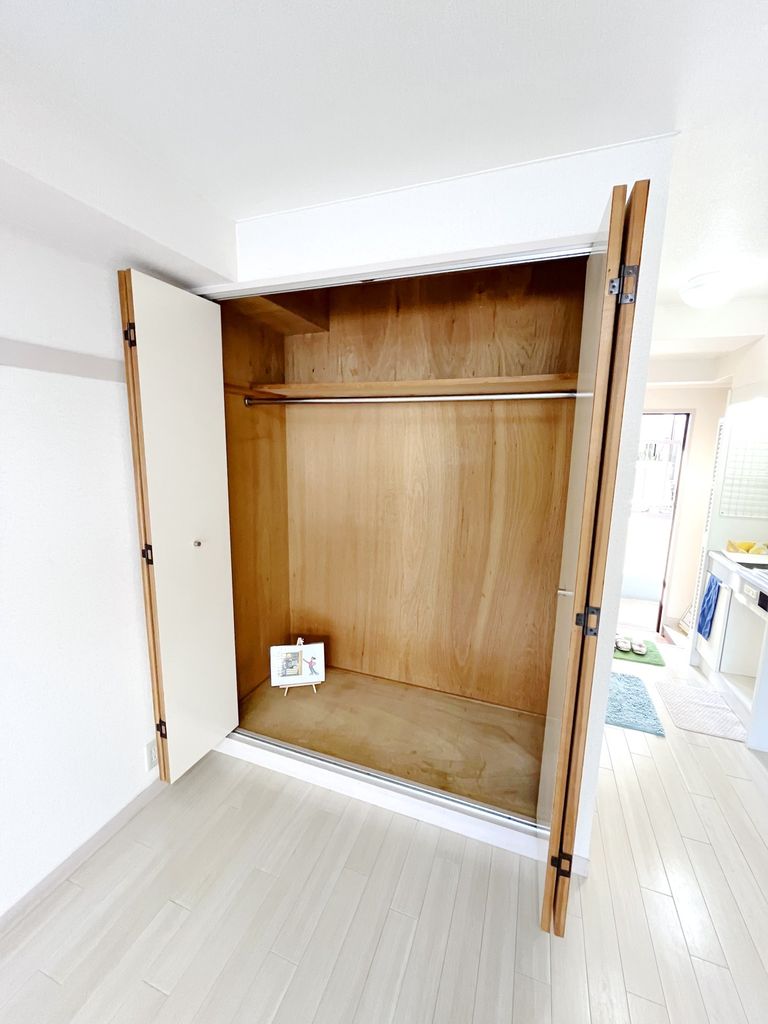 収納　開放的なクローゼットスペースです♪