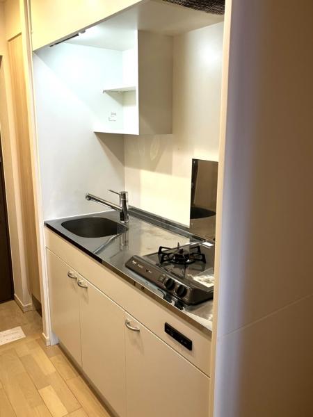 キッチン　２口ガスコンロのミニキッチン