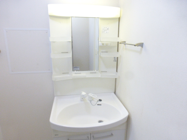 洗面設備　人気設備　シャンプードレッサー付