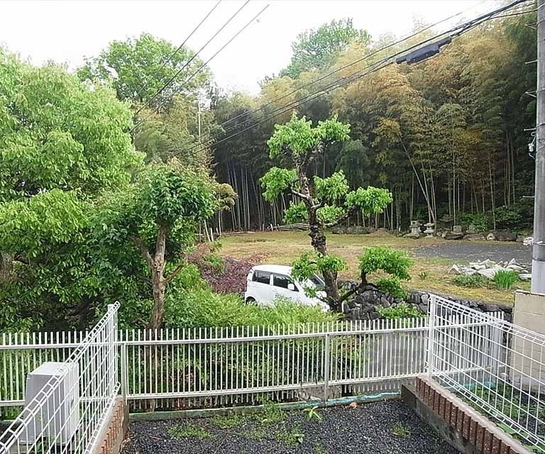 眺望　室外洗濯機置き場