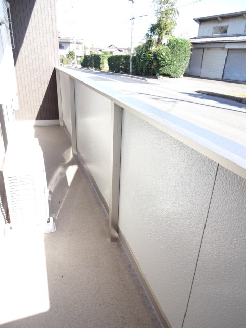 バルコニー　※同アパート別部屋の参考写真です。