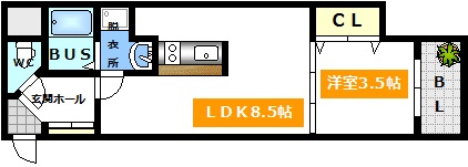 Lion鶴見の間取り写真