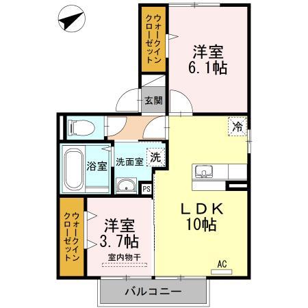 フルールの間取り写真