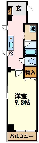 シャトルセンター南の間取り写真