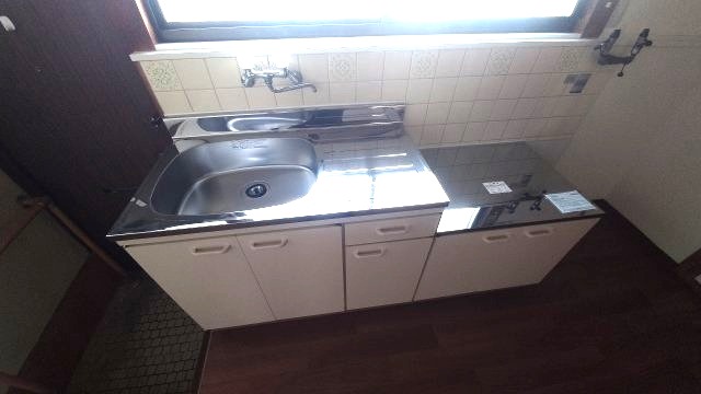 キッチン　新調されたキッチンです