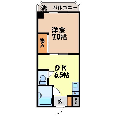 中尾ビルの間取り