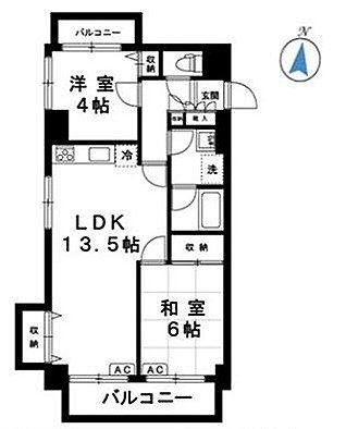 豊島区高松のマンションの間取り