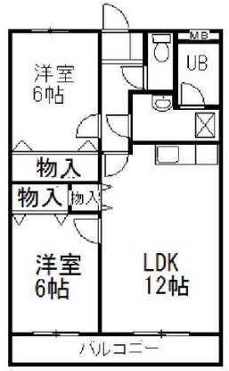 SAVOY　COURTの間取り