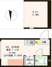 シャカラート大島の間取り