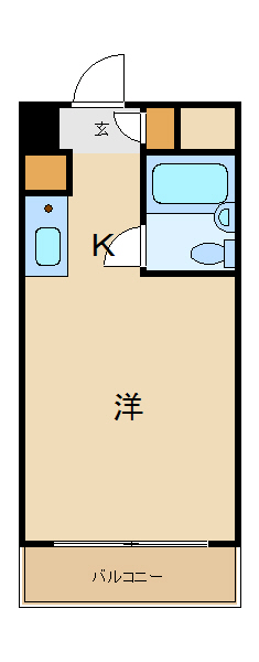 横浜市西区中央のマンションの間取り