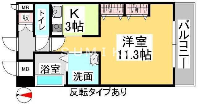 クレストシティ中井町の間取り