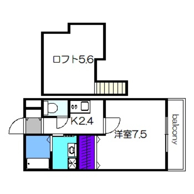 T＆S・Kitahanadaの間取り