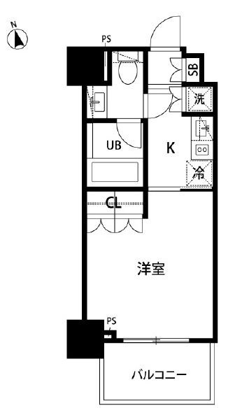 セントラル銀座の間取り