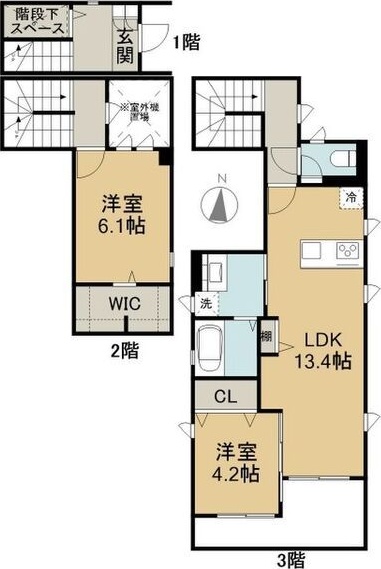 S-castleの間取り