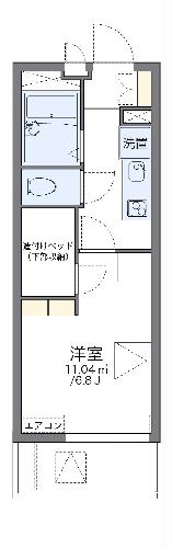 レオパレスプレミール中浦和IIの間取り