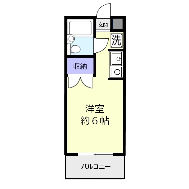 住光ハイツの間取り