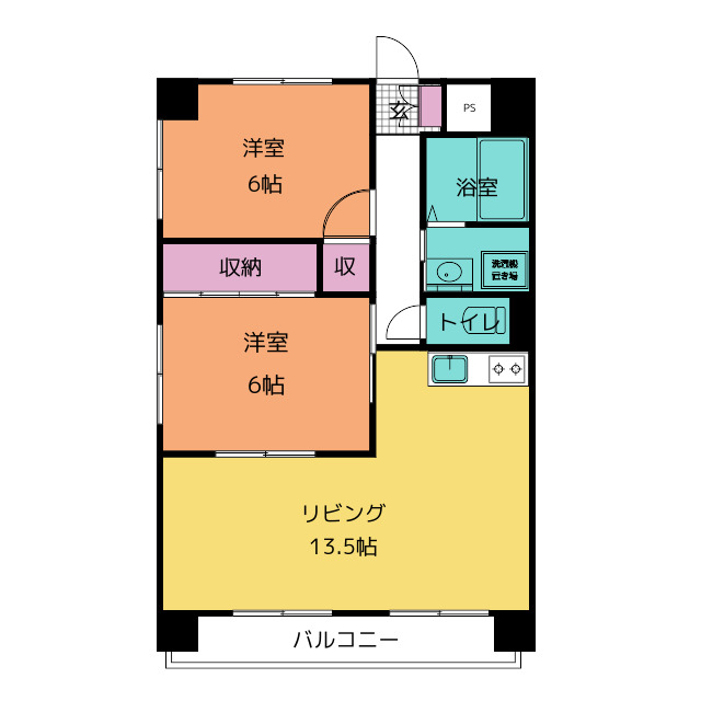 Ｓｃｕｄｅｔｔｏ　Ｍａｔｓｕｂａｒａの間取り